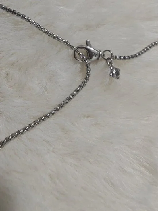 David Yurman Silver and Gold Necklace - Picture 3 of 6